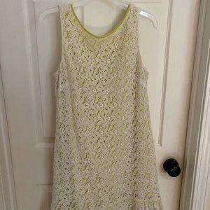 Loft lace overlay Dress